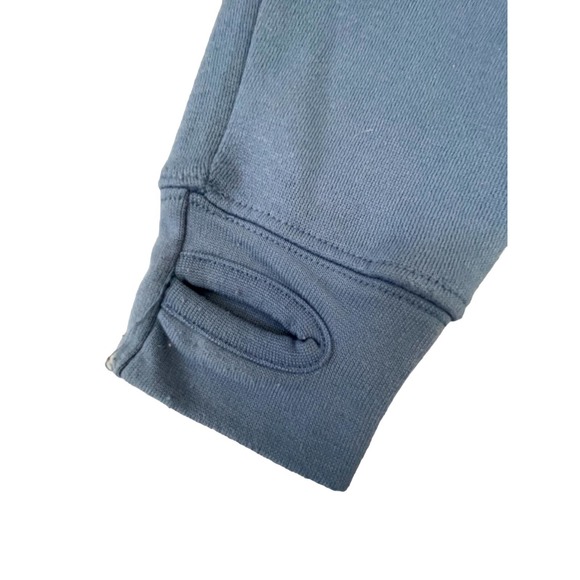 State‎ of Mine Blue California Sweatshirt Softest Thumb Holes Sleeve Size Small - Picture 4 of 4